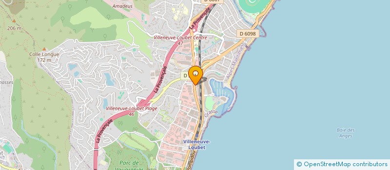 localisation de l'entreprise AVOCATS BDA à VILLENEUVE-LOUBET