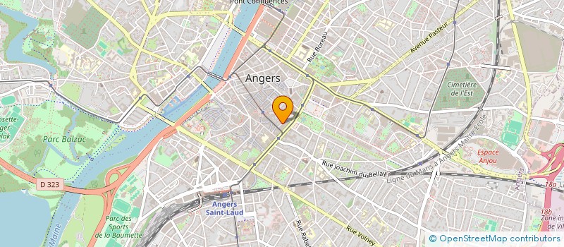 localisation de l'entreprise AVOCATS DEFENSE ET CONSEIL à ANGERS