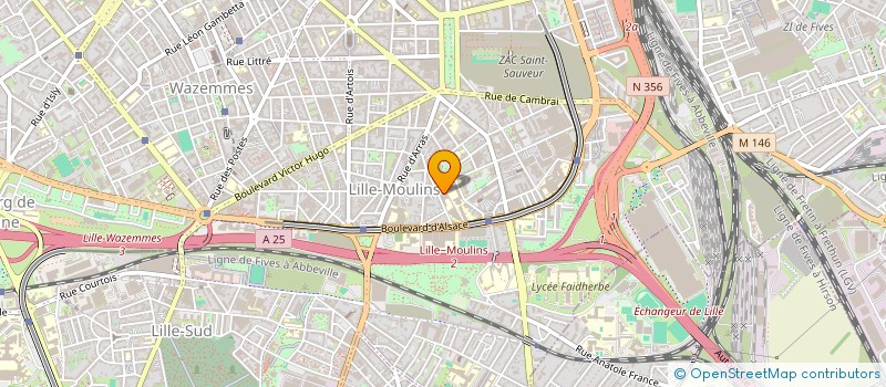 localisation de l'entreprise AVOCATS DEMAIN à LILLE