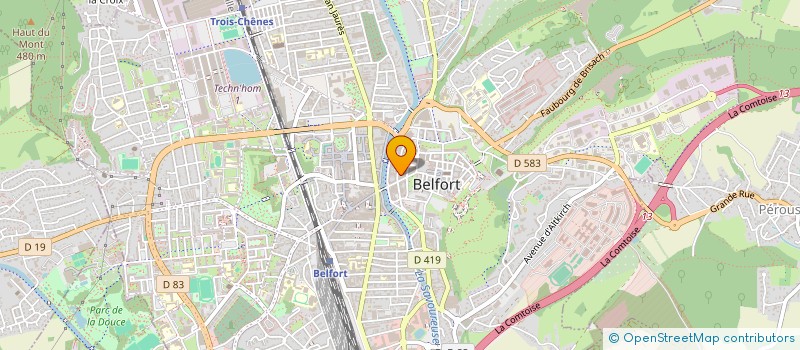 localisation de l'entreprise AVOCATS DSOB à BELFORT