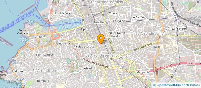 localisation de l'entreprise AVOCATS JURIS CONSEIL à MARSEILLE