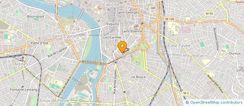 localisation de l'entreprise AVOCATS SANS FRONTIERES FRANCE  TOULOUSE