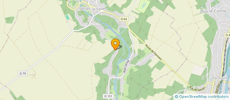 localisation de l'entreprise AVOCIA à NESLES-LA-VALLEE