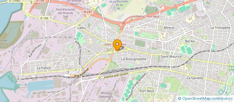 localisation de l'entreprise AVOCIM  LA ROCHELLE