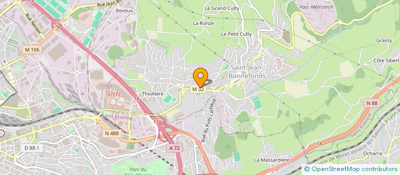 localisation de l'entreprise AVOIAN IMMO  SAINT-JEAN-BONNEFONDS