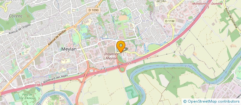localisation de l'entreprise AVOLLA à MEYLAN