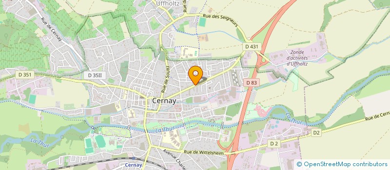 localisation de l'entreprise AVOLLA PIZZAS EXPRESS  CERNAY