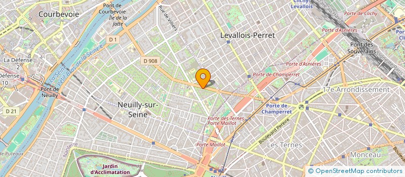 localisation de l'entreprise AVOLOV à NEUILLY-SUR-SEINE
