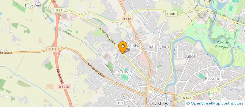 localisation de l'entreprise AVOLTX  CASTRES