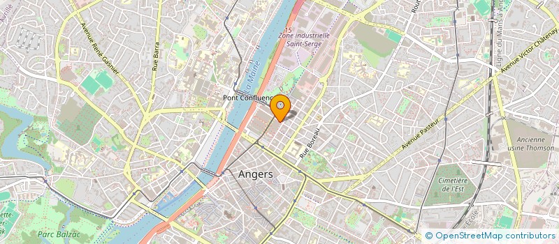 localisation de l'entreprise AVOLUTION à ANGERS