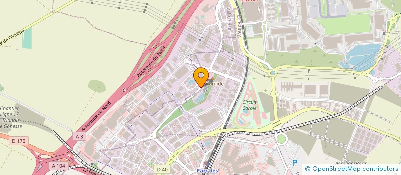 localisation de l'entreprise AVOM IMMO  ROISSY-EN-FRANCE