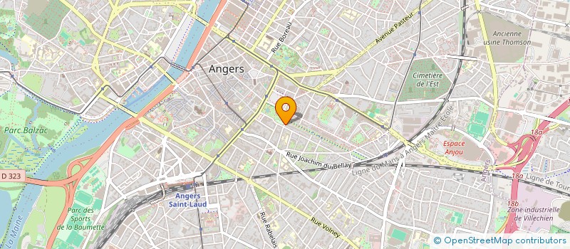 localisation de l'entreprise AVOMARC 2 à ANGERS