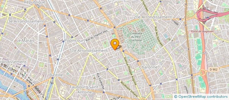 localisation de l'entreprise AVOMARC  PARIS