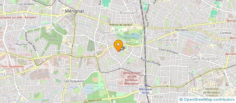 localisation de l'entreprise AVOMARK à BORDEAUX