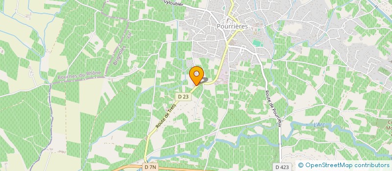 localisation de l'entreprise AVON FINITIONS RENOVATIONS  POURRIERES