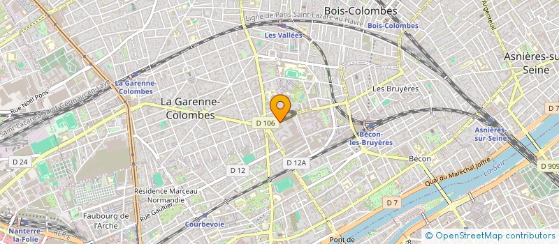 localisation de l'entreprise AVON LOCATION à COURBEVOIE