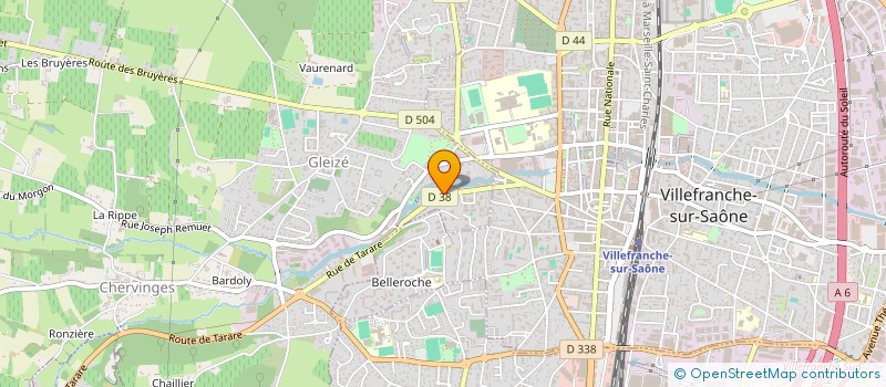 localisation de l'entreprise AVONA  GLEIZE