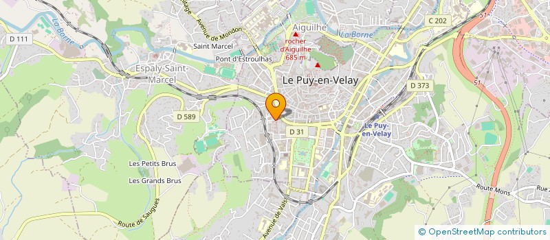 localisation de l'entreprise AVOND-CUMINE KINESITHERAPEUTES à LE PUY-EN-VELAY