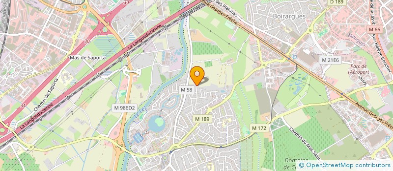 localisation de l'entreprise AVORENT à LATTES