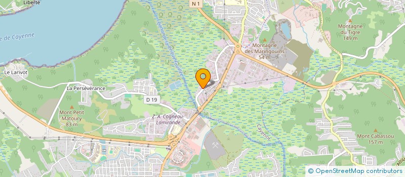 localisation de l'entreprise AVORIAZ 973  CAYENNE