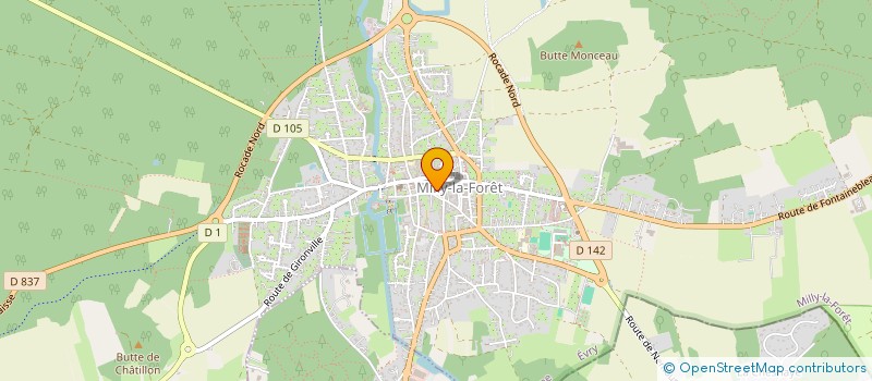 localisation de l'entreprise AVORINA FINANCES  MILLY-LA-FORET