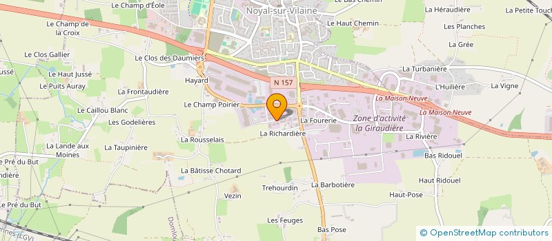 localisation de l'entreprise AVOS  NOYAL-SUR-VILAINE