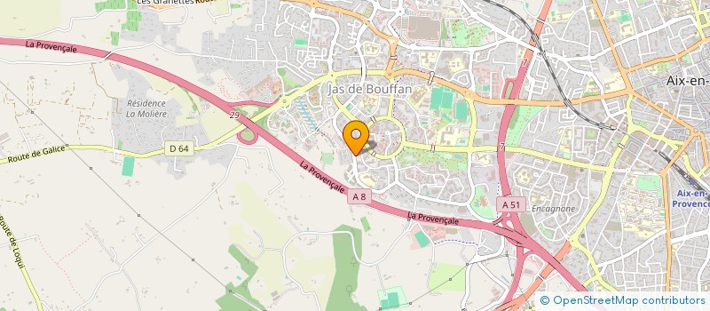 localisation de l'entreprise AVOSERVICE à AIX-EN-PROVENCE