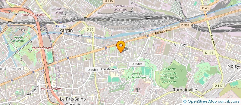 localisation de l'entreprise AVOT SERVICE à PANTIN