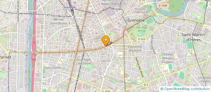 localisation de l'entreprise AVOTSERVICE à GRENOBLE