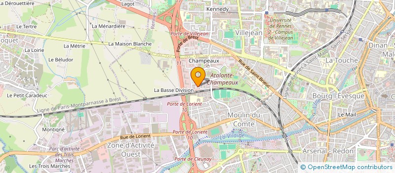 localisation de l'entreprise AVOXA  RENNES