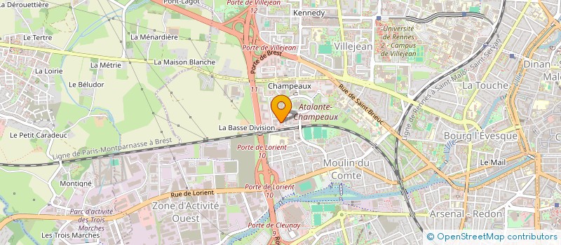 localisation de l'entreprise AVOXA RENNES  RENNES