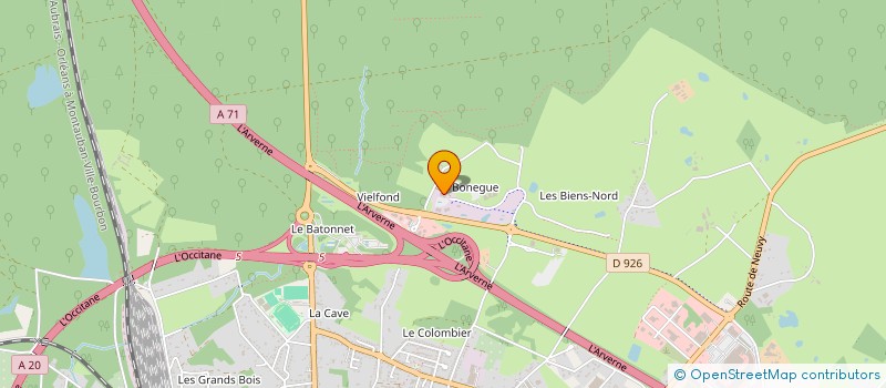 localisation de l'entreprise AVOZONO  VIERZON