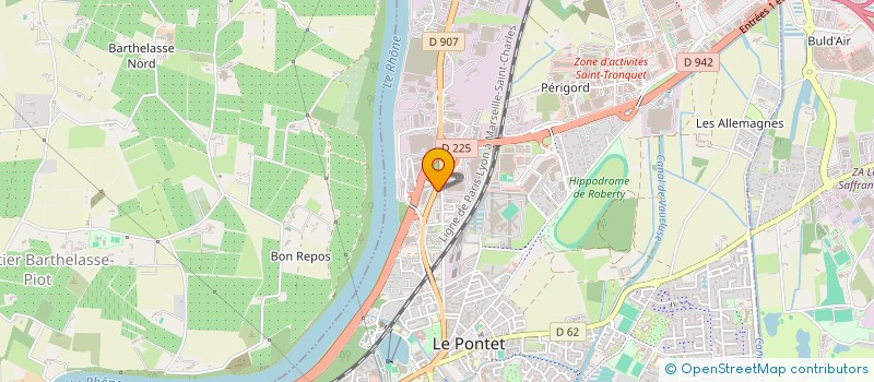 localisation de l'entreprise AVP  LE PONTET