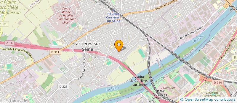 localisation de l'entreprise AVP AUTOMOBILE  SARTROUVILLE