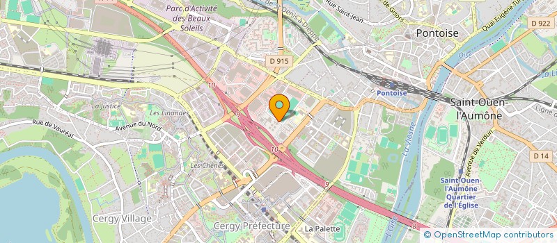 localisation de l'entreprise AVP FRANCE(ACHATS VENTES PROFES FRANCE)  PONTOISE