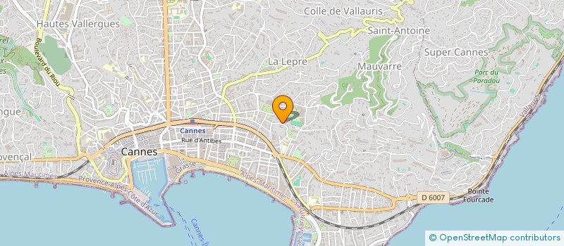 localisation de l'entreprise AVP GESTION  CANNES