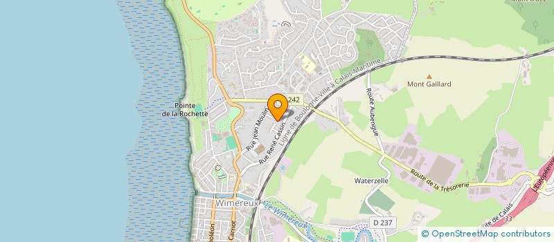 localisation de l'entreprise AVP IMMO  WIMEREUX