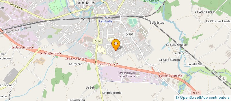 localisation de l'entreprise AVP INVEST  LAMBALLE-ARMOR