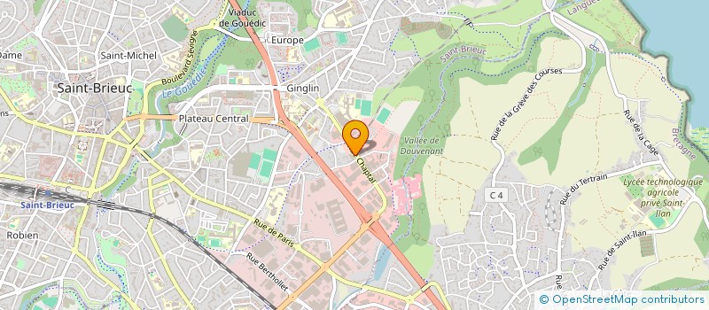 localisation de l'entreprise AVP MENUISERIES à SAINT-BRIEUC