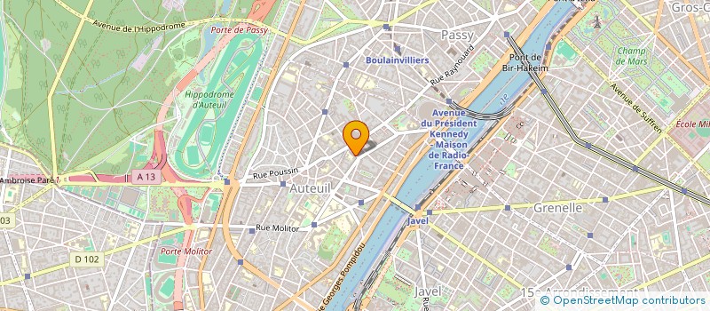 localisation de l'entreprise AVP SERVICES  PARIS