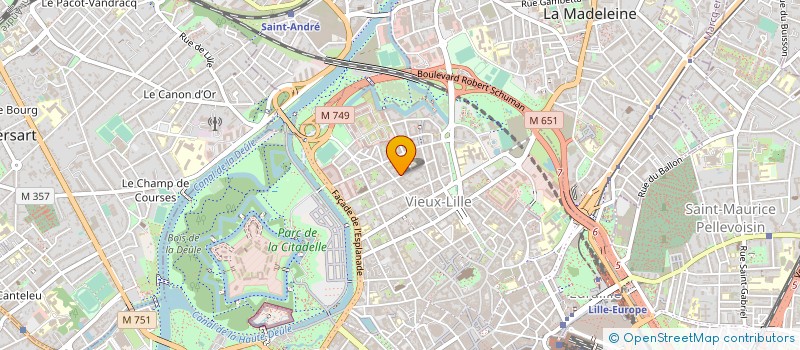 localisation de l'entreprise AVP TRADE & MARKETING à LILLE