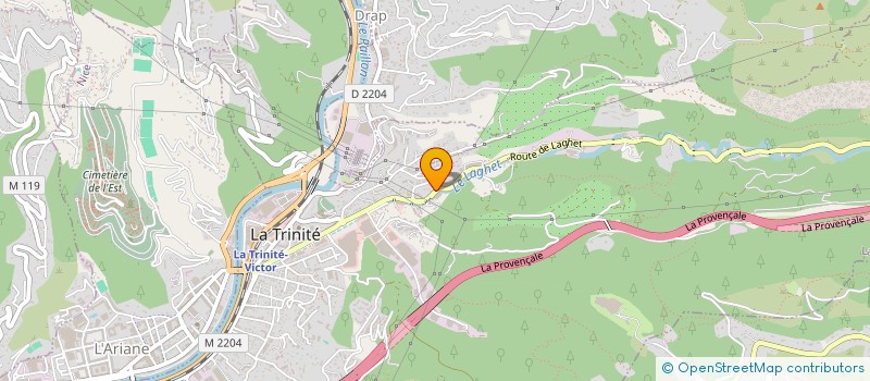 localisation de l'entreprise AVPRO à LA TRINITE