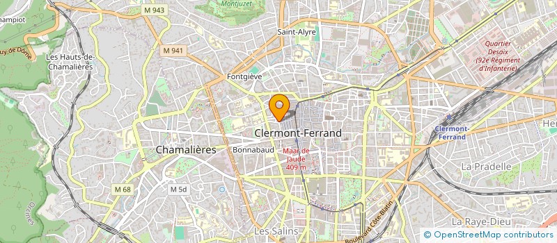 localisation de l'entreprise AVPT  CLERMONT-FERRAND