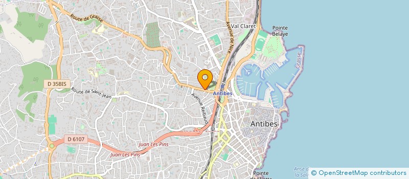 localisation de l'entreprise AVR à ANTIBES