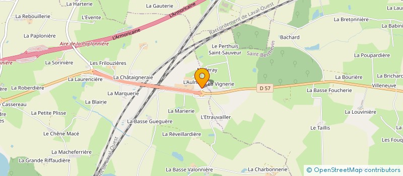 localisation de l'entreprise AVR à LOIRON-RUILLE