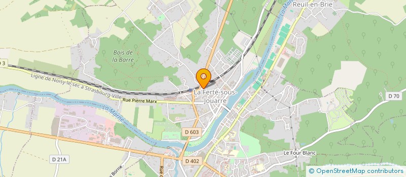 localisation de l'entreprise AVR à LA FERTE-SOUS-JOUARRE