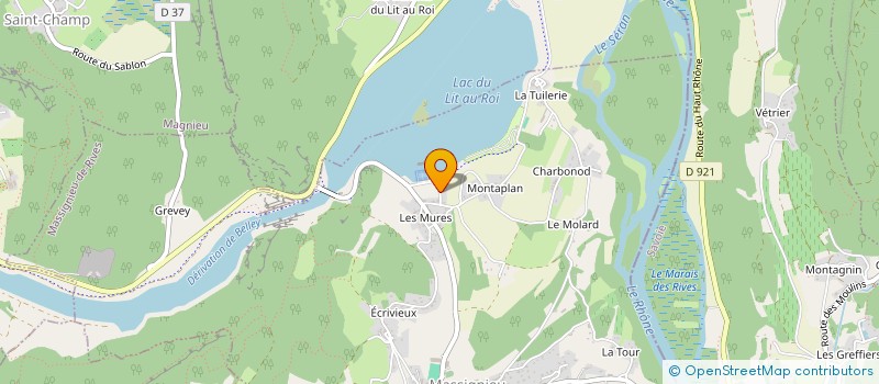 localisation de l'entreprise AVR IMMOBILIER à MASSIGNIEU-DE-RIVES