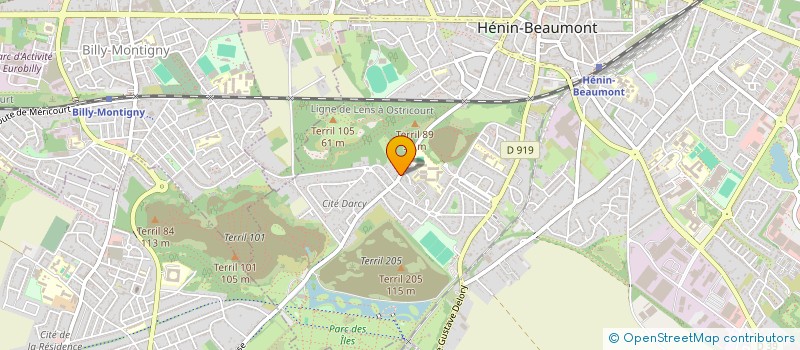 localisation de l'entreprise AVR IMMOBILIER  SALLAUMINES