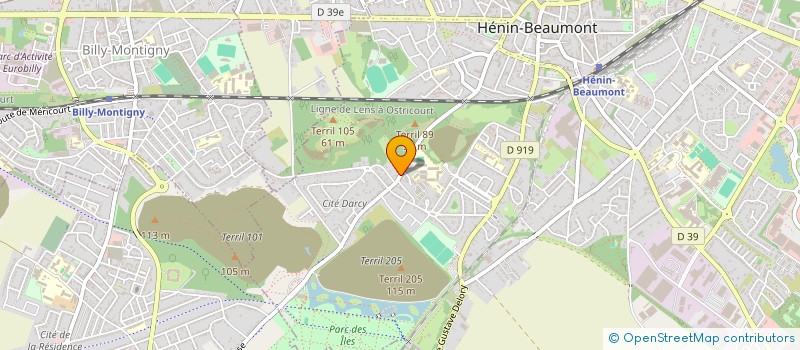 localisation de l'entreprise AVR PALETTES  SALLAUMINES