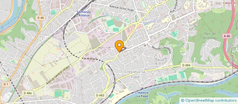 localisation de l'entreprise AVR PRO  RILLIEUX-LA-PAPE